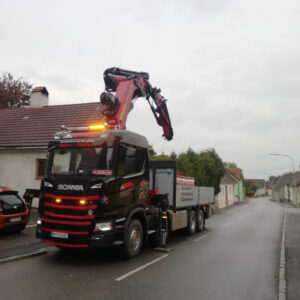 LKW Scania mit Kran Palfinger PK 92002